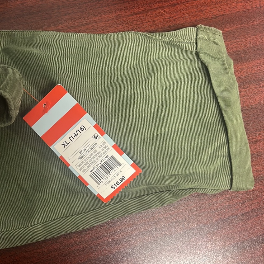 Cat & Jack Light Gray Kids Cargo Jogger Pants